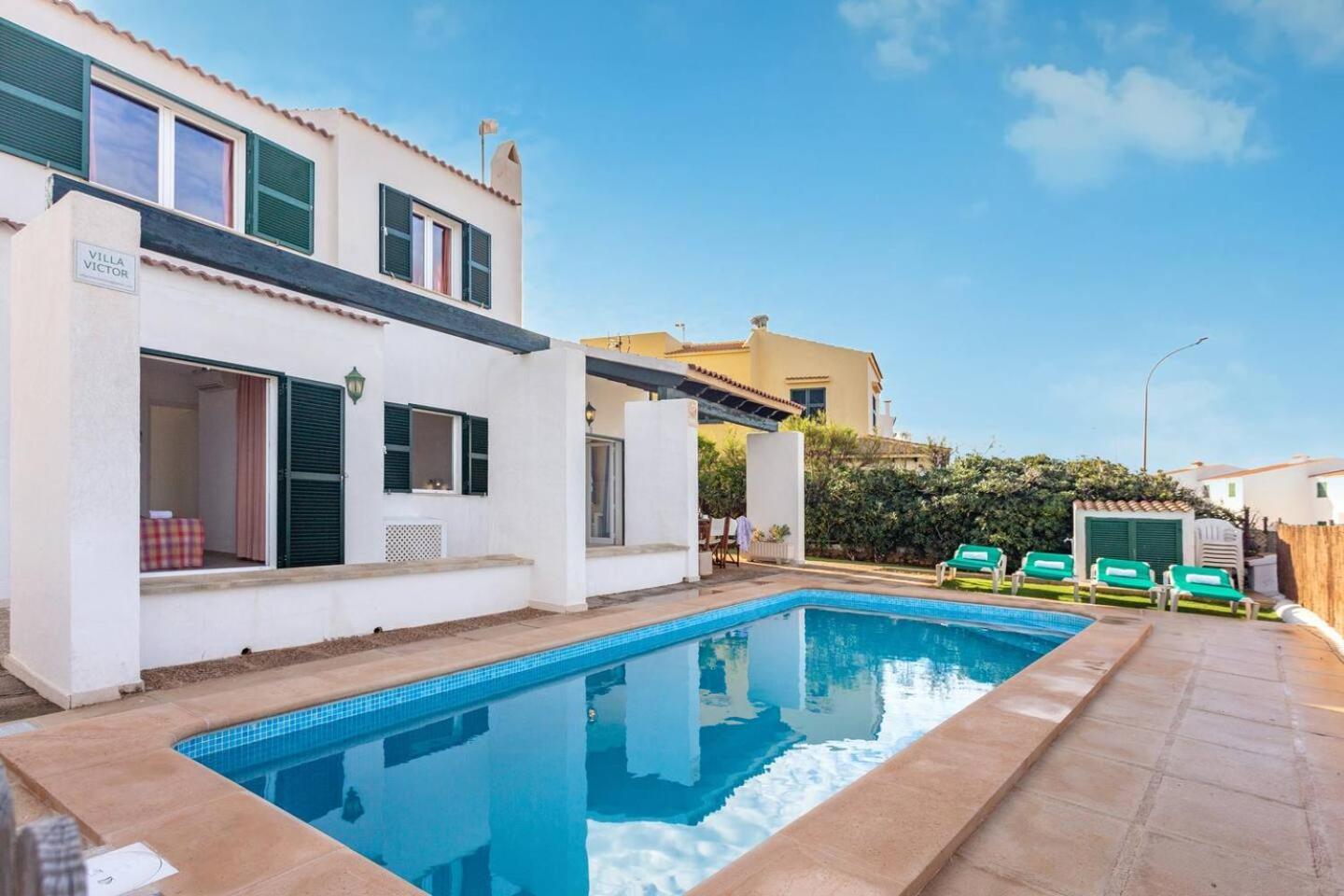 Villa Victor - Primera Linea Mar, Vista A Puesta De Sol Cala'N Blanes  Exterior foto